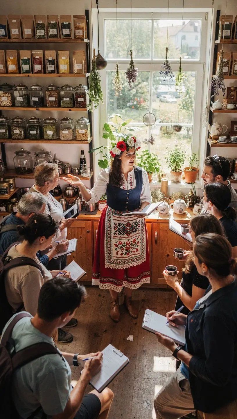 Jemne parný čaj servírovaný s medom a citrónom.