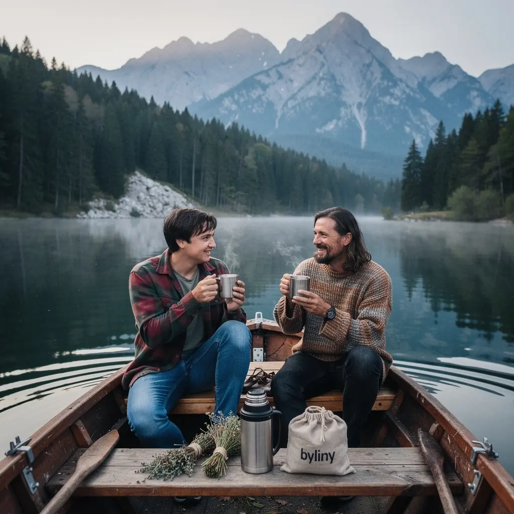 Rituál prípravy čaju s rodinou pri sviečkach a teplom svetle.